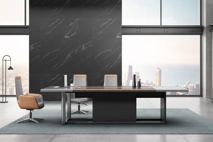 現代高端實木油漆會議台ML-GZ2204
