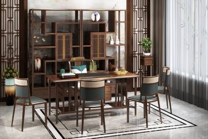 高檔（dàng）現代（dài）新中式茶台