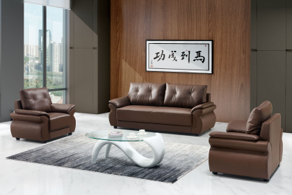 真皮辦公沙（shā）發ML-JY346