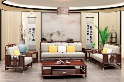 實木高端（duān）新中式沙發